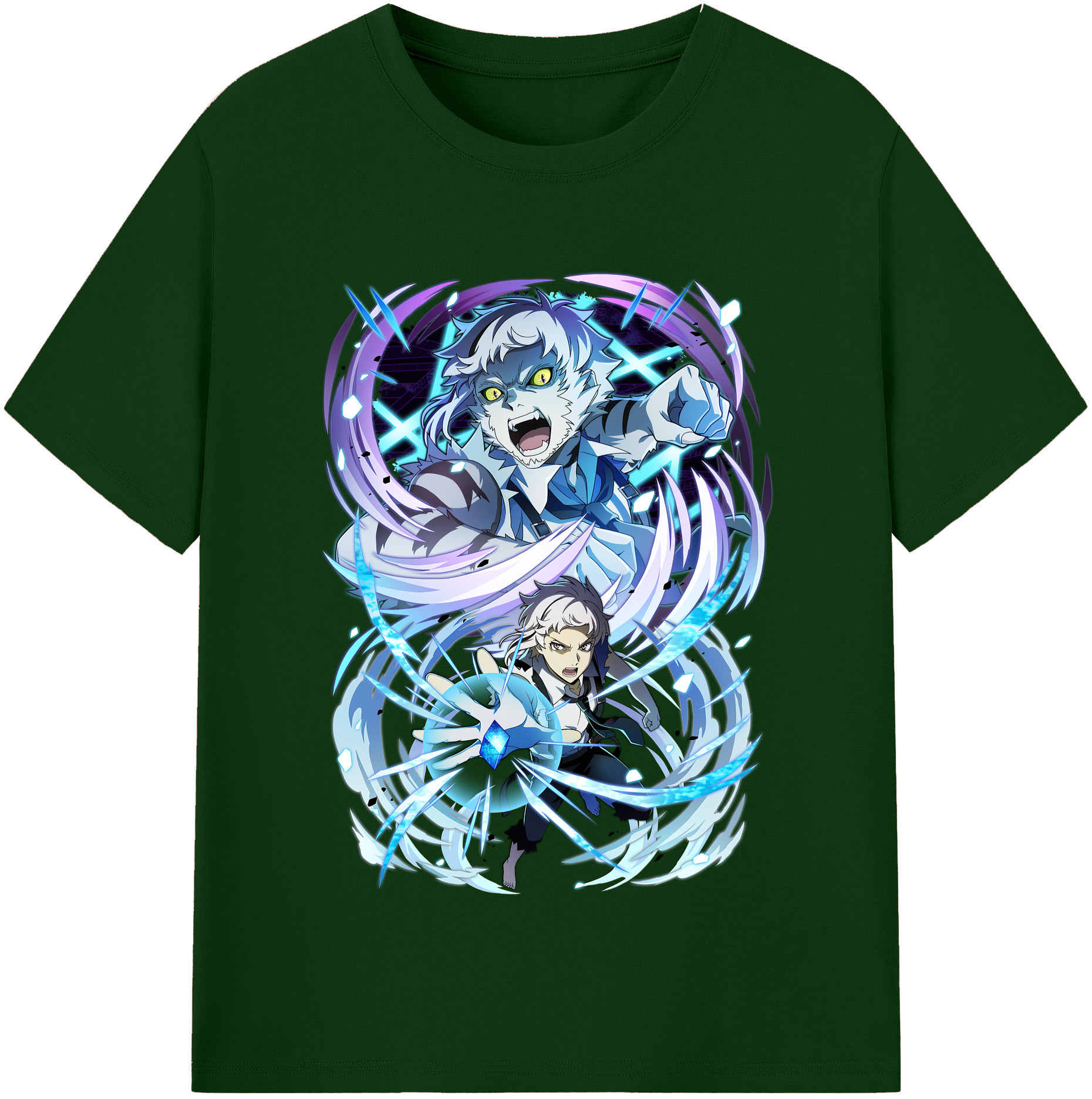 （画像用） 文豪ストレイドッグス Bungo Stray Dogs 綿100％半袖Tシャツ（フロントプリント）